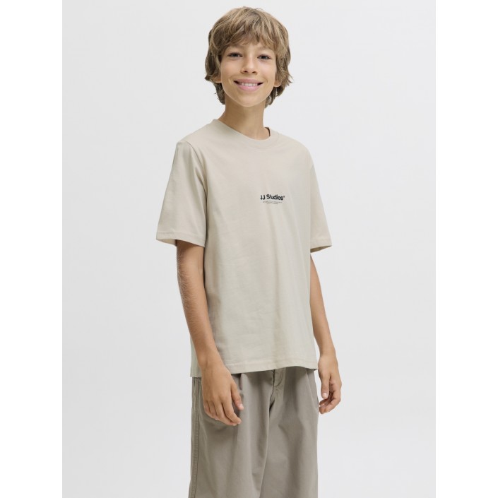 jack en jones boys JJESOHO TEE SS CREW NECK NOOS JNR Moonbeam | Freewear JJESOHO TEE SS CREW NECK NOOS JNR - www.freewear.nl - Freewear