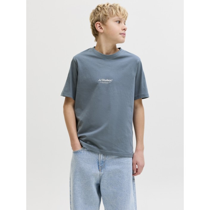 jack en jones boys JJESOHO TEE SS CREW NECK NOOS JNR Blue Mirage | Freewear JJESOHO TEE SS CREW NECK NOOS JNR - www.freewear.nl - Freewear