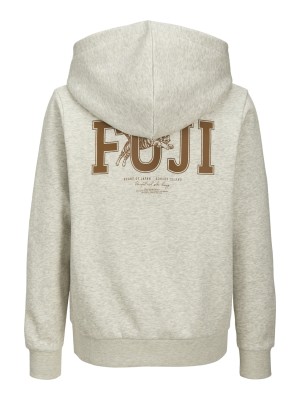 jack en jones boys JJKENJI SWEAT HOOD JNR White Melange | Freewear JJKENJI SWEAT HOOD JNR - www.freewear.nl - Freewear