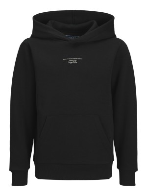 jack en jones boys JJKENJI SWEAT HOOD JNR Black | Freewear JJKENJI SWEAT HOOD JNR - www.freewear.nl - Freewear