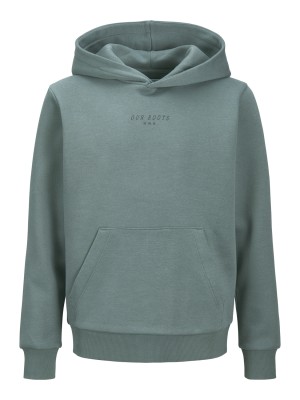 jack en jones boys JJKENJI SWEAT HOOD JNR Stormy Weather | Freewear JJKENJI SWEAT HOOD JNR - www.freewear.nl - Freewear