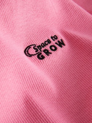 JACK&JONES ORIGINALS JXFALLON STR SL EMB RIB TOP JRS Morning Glory/SPACE TO GROW | Freewear JXFALLON STR SL EMB RIB TOP JRS - www.freewear.nl - Freewear