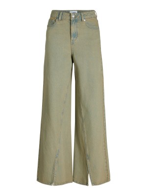 JACK&JONES ORIGINALS JXTOKYO MAJA WIDE HW SLIT JEANS DNM Medium Blue Denim/VINTAGE | Freewear JXTOKYO MAJA WIDE HW SLIT JEANS DNM - www.freewear.nl - Freewear