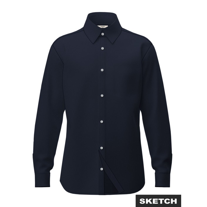 JACK%JONES PREMIUM JPRBLAACTIVE STRETCH LS SHIRT SN Navy Blazer | Freewear JPRBLAACTIVE STRETCH LS SHIRT SN - www.freewear.nl - Freewear