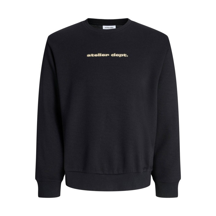 JACK&JONES ORIGINALS JJRODY SWEAT CREW NECK Black | Freewear JJRODY SWEAT CREW NECK - www.freewear.nl - Freewear