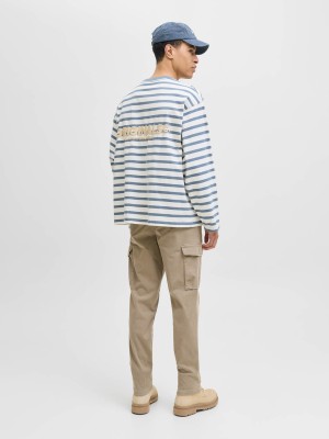 JACK&JONES ORIGINALS JPSTACE ARTHUR DOBBY CARGO SN Brindle | Freewear JPSTACE ARTHUR DOBBY CARGO SN - www.freewear.nl - Freewear