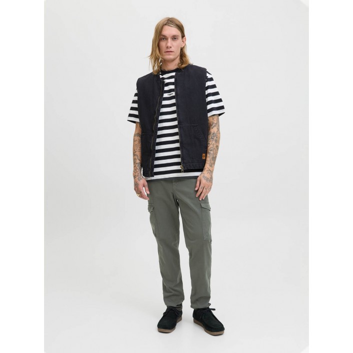 JACK&JONES ORIGINALS JPSTACE ARTHUR DOBBY CARGO SN Beluga | Freewear JPSTACE ARTHUR DOBBY CARGO SN - www.freewear.nl - Freewear