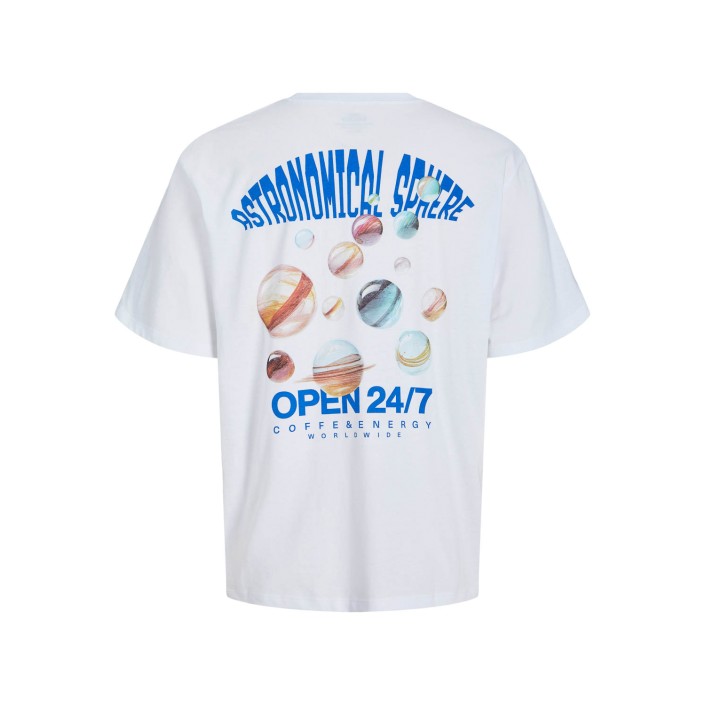 jack en jones boys JORGROVE TEE SS CREW NECK TG JNR Bright White/PLANETS | Freewear JORGROVE TEE SS CREW NECK TG JNR - www.freewear.nl - Freewear