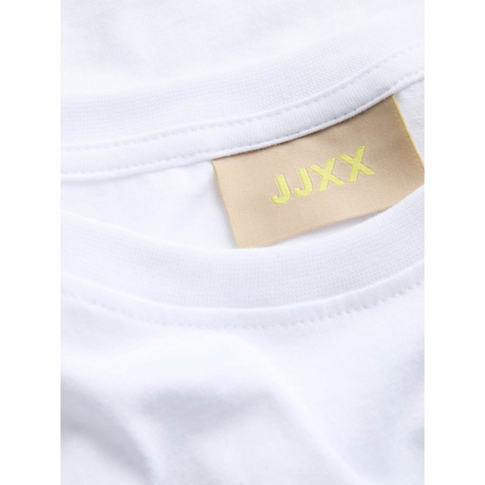JACK&JONES ORIGINALS JXMIMI SS PRINT TEE JRS Bright White/Self love | Freewear JXMIMI SS PRINT TEE JRS - www.freewear.nl - Freewear