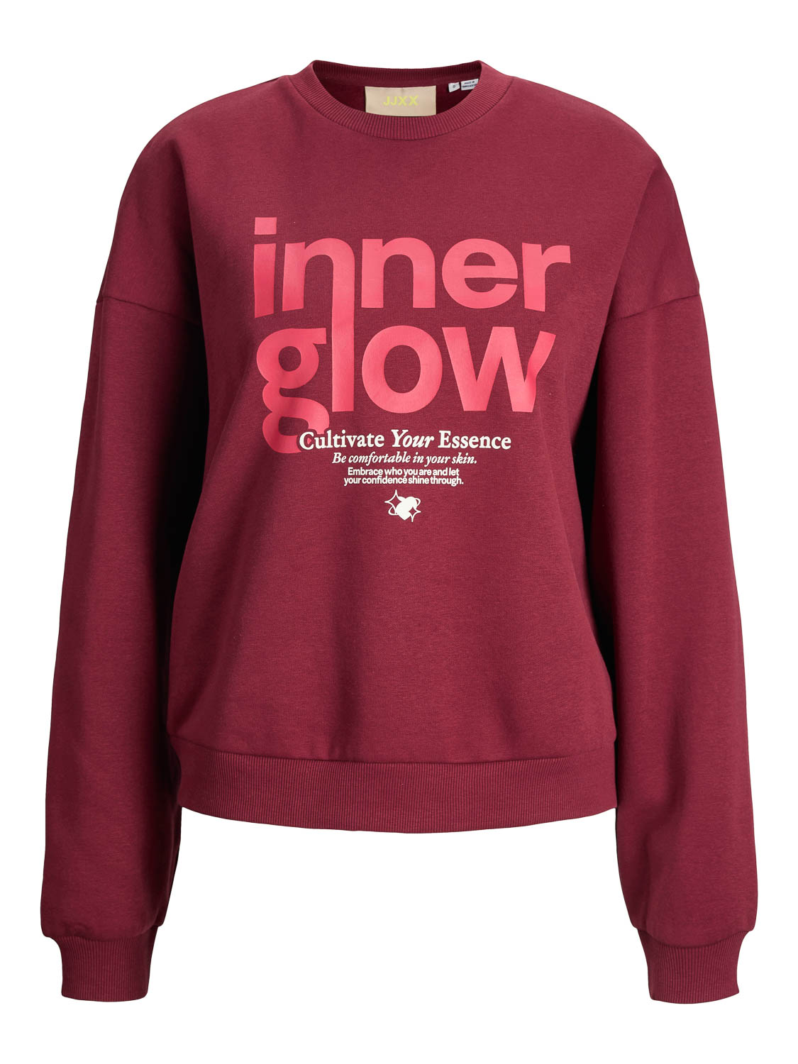 Jack and Jones Jxmimi Rlx Ls Print Crew Swt