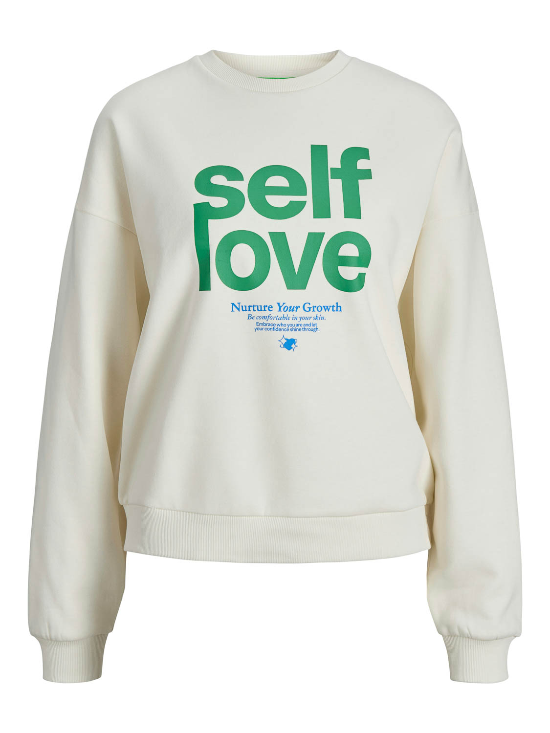 Jack and Jones Jxmimi Rlx Ls Print Crew Swt