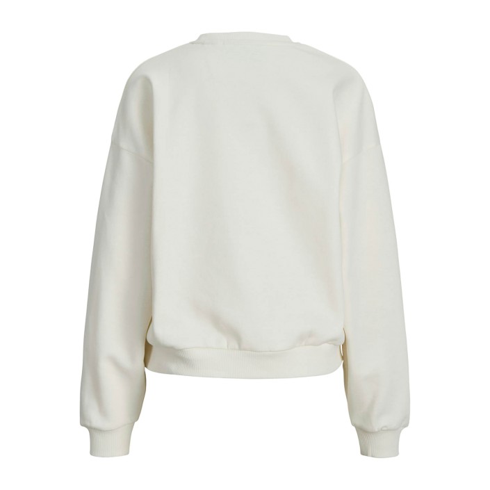 JACK&JONES ORIGINALS JXMIMI RLX LS PRINT CREW SWT Vanilla Ice/Self love | Freewear JXMIMI RLX LS PRINT CREW SWT - www.freewear.nl - Freewear
