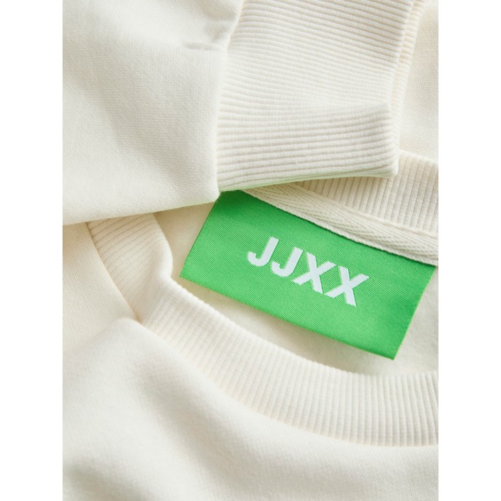 JACK&JONES ORIGINALS JXMIMI RLX LS PRINT CREW SWT Vanilla Ice/Self love | Freewear JXMIMI RLX LS PRINT CREW SWT - www.freewear.nl - Freewear