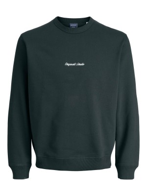 JACK&JONES ORIGINALS JORNORREBRO EMB SWEAT CREW NOOS Forest River | Freewear JORNORREBRO EMB SWEAT CREW NOOS - www.freewear.nl - Freewear