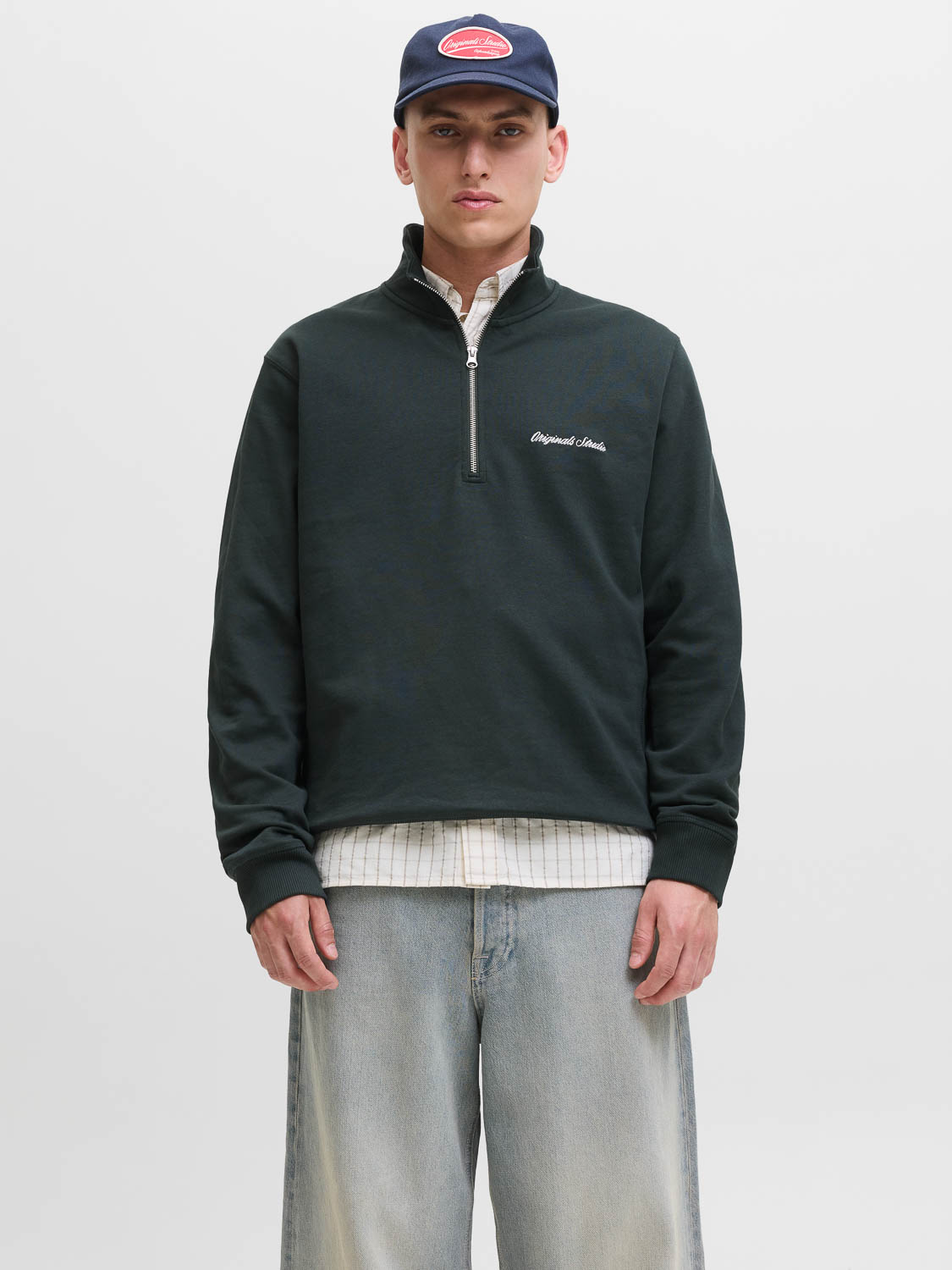 Jack and Jones Jornorrebro Emb Sweat High Neck Sn
