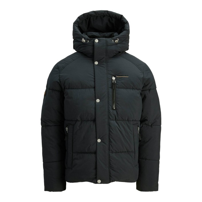 JACK&JONES ORIGINALS JORYORK HOOD PUFFER Black | Freewear JORYORK HOOD PUFFER - www.freewear.nl - Freewear