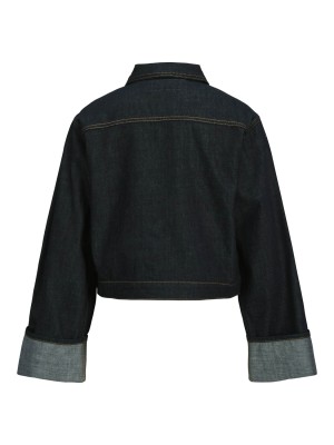 JACK&JONES ORIGINALS JXVEGA DENIM JACKET FOLD UP R269 DN: Dark Blue Denim | Freewear JXVEGA DENIM JACKET FOLD UP R269 DN: - www.freewear.nl - Freewear
