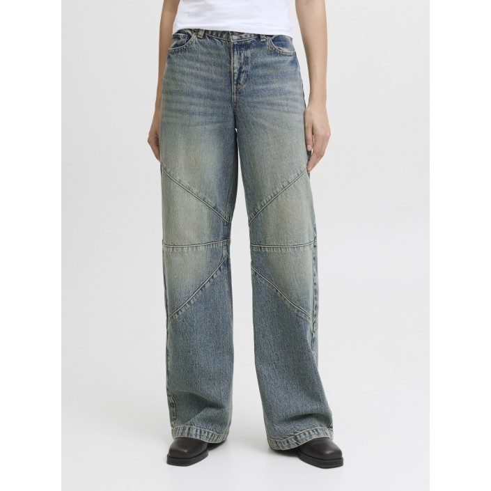 JACK&JONES ORIGINALS JXORLANDO CLEO WIDE CURVE MW R287 D: Dark Blue Denim | Freewear JXORLANDO CLEO WIDE CURVE MW R287 D: - www.freewear.nl - Freewear