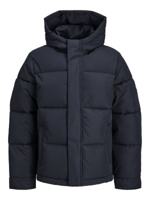 jack en jones boys JORINWOOD HOOD PUFFER JACKET JNR Dark Navy | Freewear JORINWOOD HOOD PUFFER JACKET JNR - www.freewear.nl - Freewear