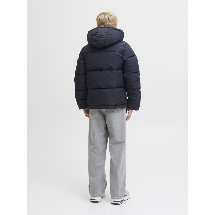 jack en jones boys JORINWOOD HOOD PUFFER JACKET JNR Dark Navy | Freewear JORINWOOD HOOD PUFFER JACKET JNR - www.freewear.nl - Freewear
