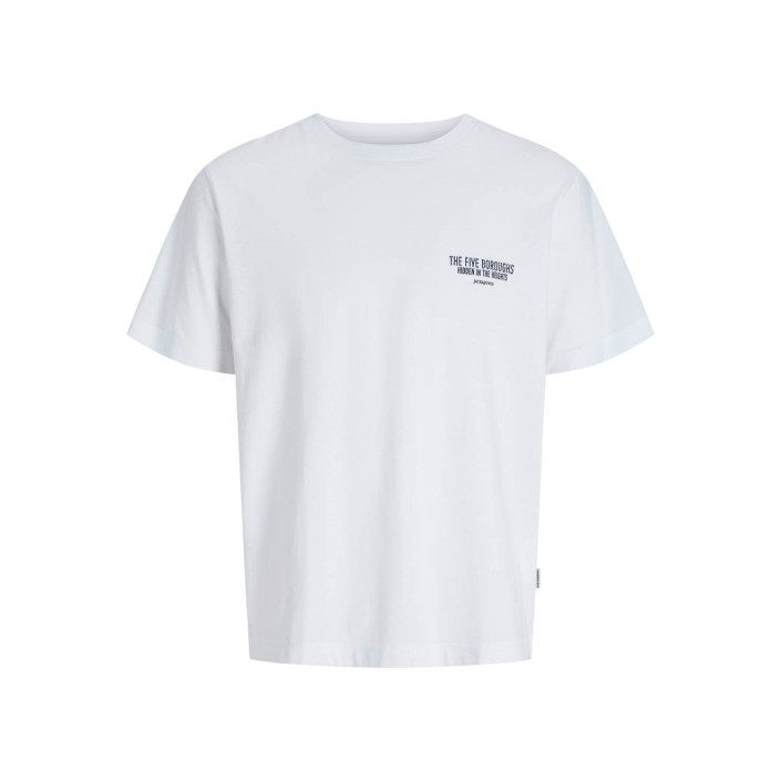 JACK&JONES ORIGINALS JORYORK BACK TEE SS CREW NECK Bright White | Freewear JORYORK BACK TEE SS CREW NECK - www.freewear.nl - Freewear