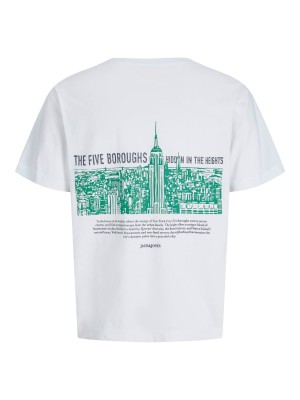 JACK&JONES ORIGINALS JORYORK BACK TEE SS CREW NECK Bright White | Freewear JORYORK BACK TEE SS CREW NECK - www.freewear.nl - Freewear
