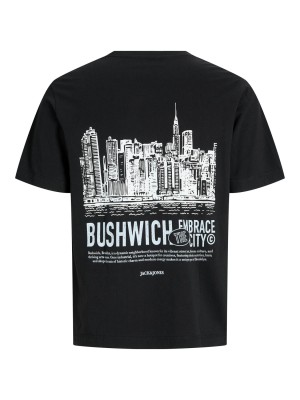 JACK&JONES ORIGINALS JORYORK BACK TEE SS CREW NECK Black | Freewear JORYORK BACK TEE SS CREW NECK - www.freewear.nl - Freewear