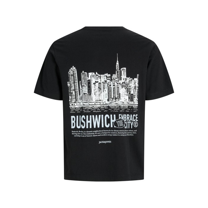 JACK&JONES ORIGINALS JORYORK BACK TEE SS CREW NECK Black | Freewear JORYORK BACK TEE SS CREW NECK - www.freewear.nl - Freewear
