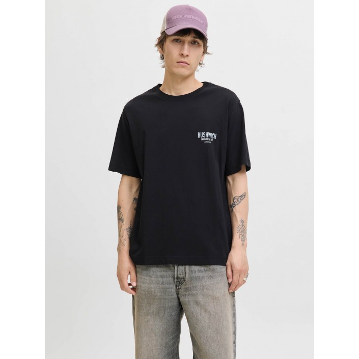 JACK&JONES ORIGINALS JORYORK BACK TEE SS CREW NECK Black | Freewear JORYORK BACK TEE SS CREW NECK - www.freewear.nl - Freewear