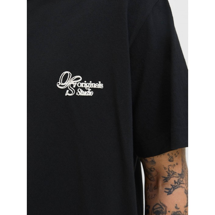 JACK&JONES ORIGINALS JORGRAMERCY BACK GRAPHIC TEE SS CN Black | Freewear JORGRAMERCY BACK GRAPHIC TEE SS CN - www.freewear.nl - Freewear