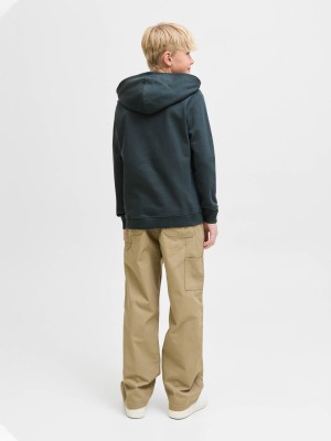 jack en jones boys JORNORREBRO EMB SWEAT HOOD NOOS JNR Forest River | Freewear JORNORREBRO EMB SWEAT HOOD NOOS JNR - www.freewear.nl - Freewear