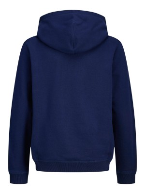 jack en jones boys JORNORREBRO EMB SWEAT HOOD NOOS JNR Ocean Cavern | Freewear JORNORREBRO EMB SWEAT HOOD NOOS JNR - www.freewear.nl - Freewear