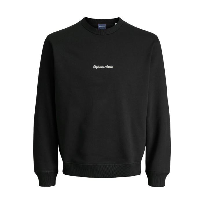 jack en jones boys JORNORREBRO EMB SWEAT CREW NOOS JNR Black | Freewear JORNORREBRO EMB SWEAT CREW NOOS JNR - www.freewear.nl - Freewear