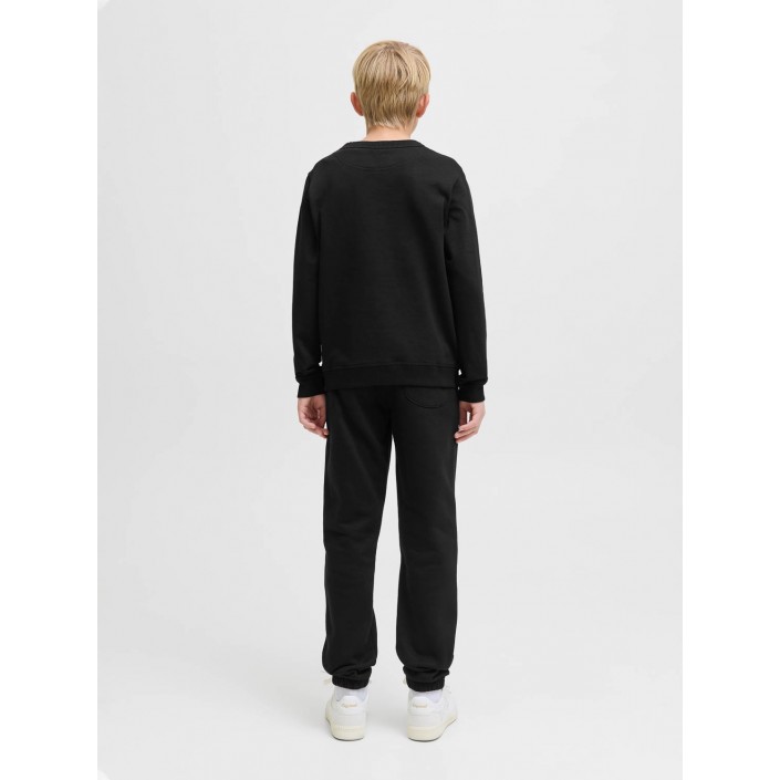 jack en jones boys JORNORREBRO EMB SWEAT CREW NOOS JNR Black | Freewear JORNORREBRO EMB SWEAT CREW NOOS JNR - www.freewear.nl - Freewear