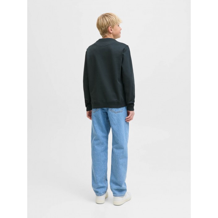 jack en jones boys JORNORREBRO EMB SWEAT CREW NOOS JNR Forest River | Freewear JORNORREBRO EMB SWEAT CREW NOOS JNR - www.freewear.nl - Freewear