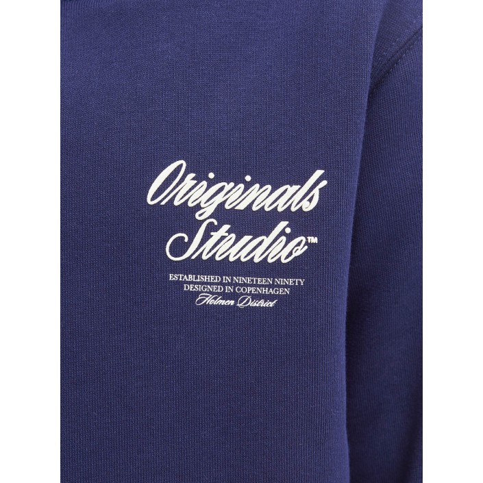 jack en jones boys JORNORREBRO TYPO BACK SWEAT HOOD SN: Ocean Cavern | Freewear JORNORREBRO TYPO BACK SWEAT HOOD SN: - www.freewear.nl - Freewear