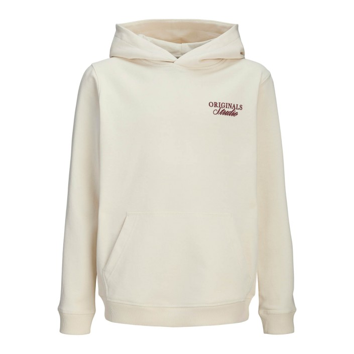 jack en jones boys JORNORREBRO TYPO BACK SWEAT HOOD SN: Antique White | Freewear JORNORREBRO TYPO BACK SWEAT HOOD SN: - www.freewear.nl - Freewear