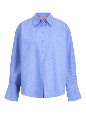 JACK&JONES ORIGINALS JXBELLA RLX SHINE LS SHIRT WVN Ultramarine/SILVER RHINESTONES | Freewear JXBELLA RLX SHINE LS SHIRT WVN - www.freewear.nl - Freewear