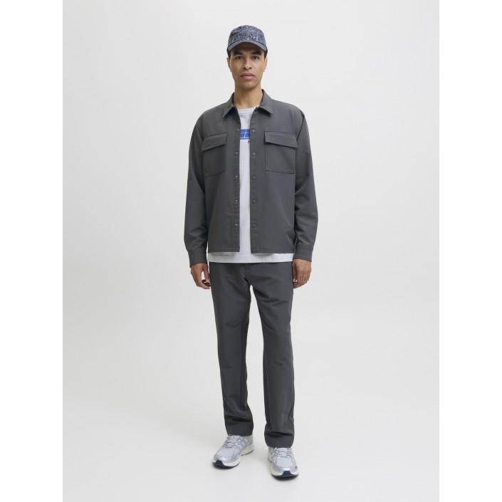 JACK&JONES ORIGINALS JCOPOINT COMMUTE TRAVEL SHIRT BF Black Oyster | Freewear JCOPOINT COMMUTE TRAVEL SHIRT BF - www.freewear.nl - Freewear