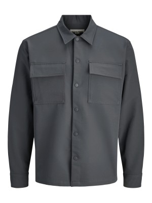 JACK&JONES ORIGINALS JCOPOINT COMMUTE TRAVEL SHIRT BF Black Oyster | Freewear JCOPOINT COMMUTE TRAVEL SHIRT BF - www.freewear.nl - Freewear