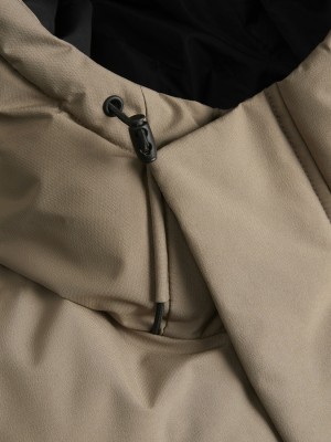 JACK&JONES ORIGINALS JCOFUSION PUFFER JACKET Desert Taupe | Freewear JCOFUSION PUFFER JACKET - www.freewear.nl - Freewear