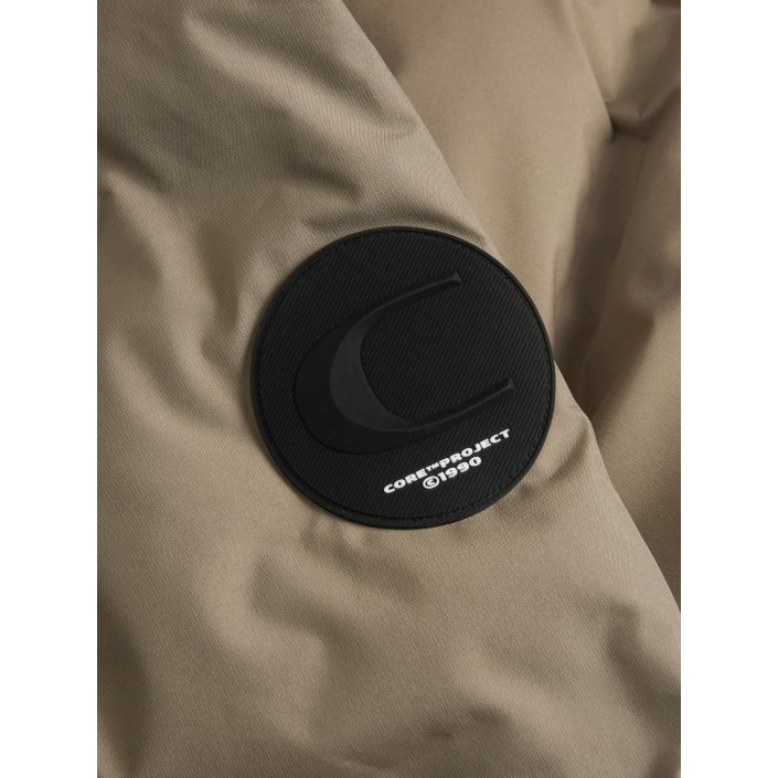 JACK&JONES ORIGINALS JCOFUSION PUFFER JACKET Desert Taupe | Freewear JCOFUSION PUFFER JACKET - www.freewear.nl - Freewear