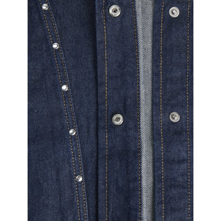 JACK&JONES ORIGINALS JXMAE WAISTCOAT R295 DNM Dark Blue Denim | Freewear JXMAE WAISTCOAT R295 DNM - www.freewear.nl - Freewear