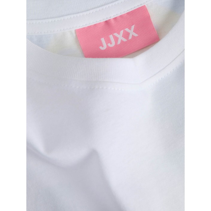 JACK&JONES ORIGINALS JXJOEY LUCY RLX SS PRINT TEE JRS Bright White/THE MOON | Freewear JXJOEY LUCY RLX SS PRINT TEE JRS - www.freewear.nl - Freewear