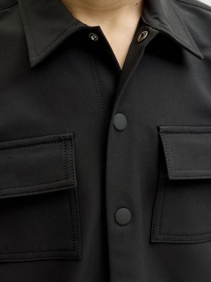 jack en jones boys JCOPOINT COMMUTE TRAVEL SHIRT BF JN: Black | Freewear JCOPOINT COMMUTE TRAVEL SHIRT BF JN: - www.freewear.nl - Freewear