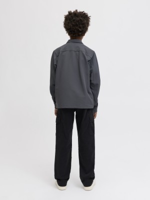 jack en jones boys JCOPOINT COMMUTE TRAVEL SHIRT BF JN: Black Oyster | Freewear JCOPOINT COMMUTE TRAVEL SHIRT BF JN: - www.freewear.nl - Freewear