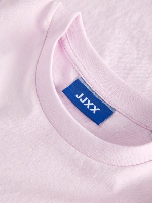 JACK&JONES ORIGINALS JXMILLOW LOOSE SS TEE JRS STYDSS25 Light Lilac/COFFEE CLUB | Freewear JXMILLOW LOOSE SS TEE JRS STYDSS25 - www.freewear.nl - Freewear