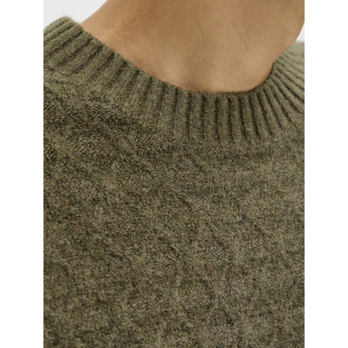 JACK%JONES PREMIUM JPRBLASIMON STRUCTURE KNIT CREW NEC: Beech | Freewear JPRBLASIMON STRUCTURE KNIT CREW NEC: - www.freewear.nl - Freewear