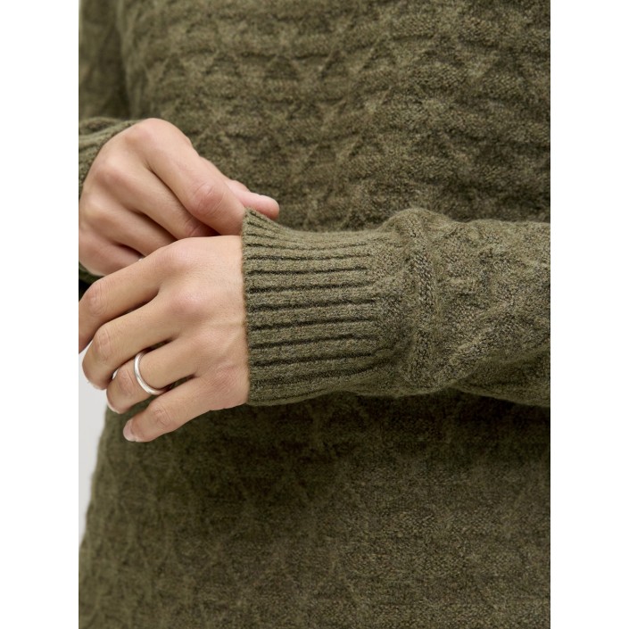 JACK%JONES PREMIUM JPRBLASIMON STRUCTURE KNIT CREW NEC: Beech | Freewear JPRBLASIMON STRUCTURE KNIT CREW NEC: - www.freewear.nl - Freewear