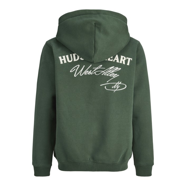 jack en jones boys JORBEDFORD SWEAT ZIP HOOD JNR Sycamore | Freewear JORBEDFORD SWEAT ZIP HOOD JNR - www.freewear.nl - Freewear